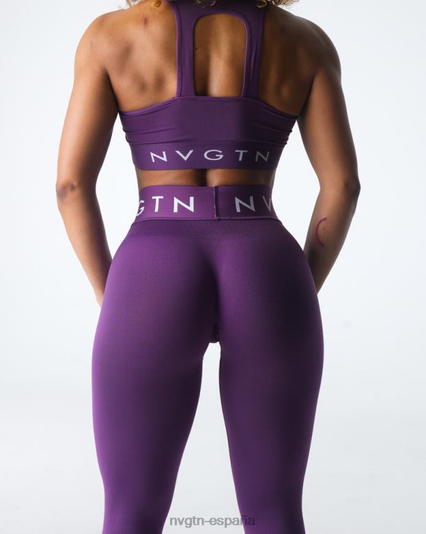 aptitud física mujer NVGTN HB2N2542 amatista leggings deportivos sin costuras