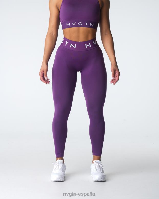 aptitud física mujer NVGTN HB2N2542 amatista leggings deportivos sin costuras