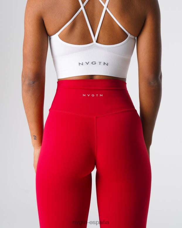 aptitud física mujer NVGTN HB2N2551 vino tinto leggins distintivos 2.0