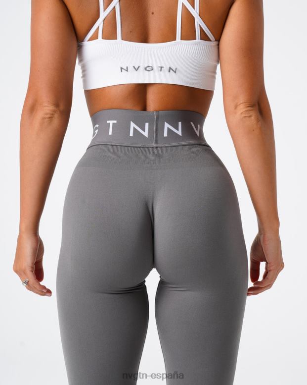 aptitud física mujer NVGTN HB2N2553 carbón leggings deportivos sin costuras