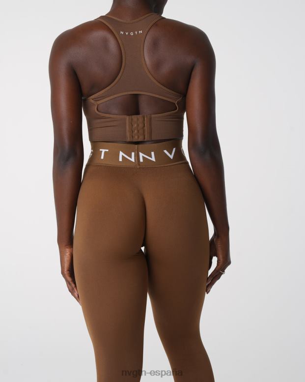aptitud física mujer NVGTN HB2N2554 moca leggings deportivos sin costuras