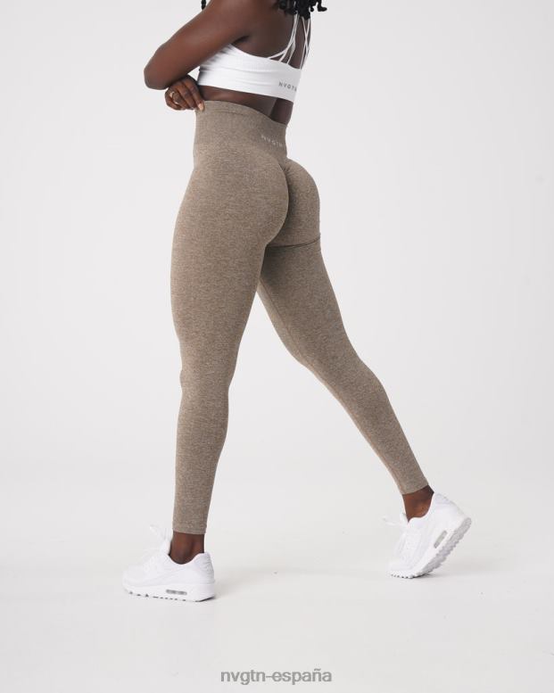 aptitud física mujer NVGTN HB2N2562 moca leggins sin costuras