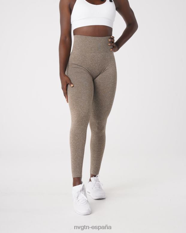 aptitud física mujer NVGTN HB2N2562 moca leggins sin costuras