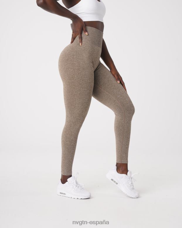 aptitud física mujer NVGTN HB2N2562 moca leggins sin costuras