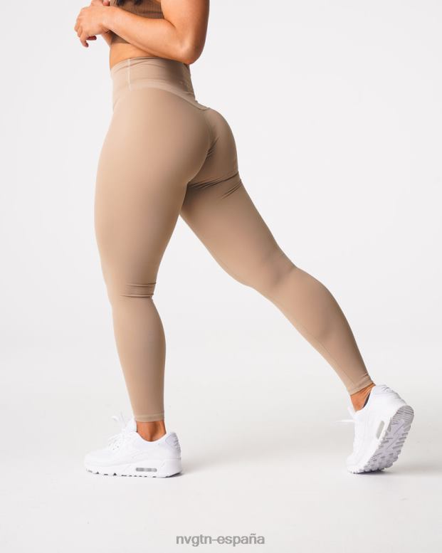 aptitud física mujer NVGTN HB2N2565 latté leggins distintivos 2.0