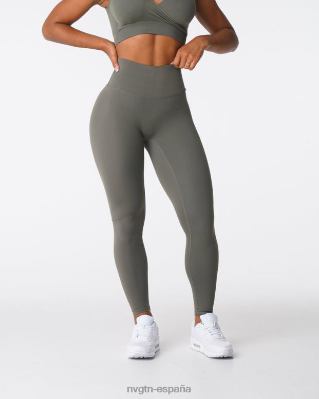 aptitud física mujer NVGTN HB2N2567 verde caqui leggins distintivos 2.0
