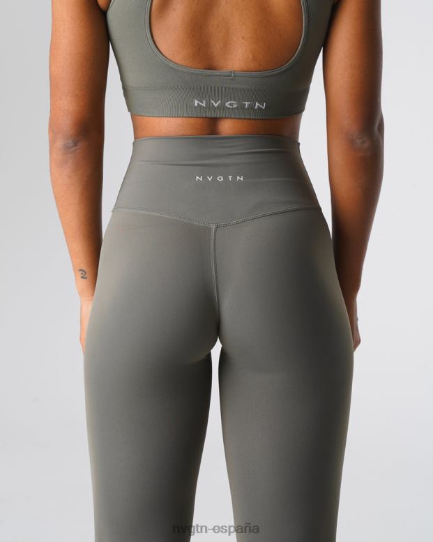 aptitud física mujer NVGTN HB2N2567 verde caqui leggins distintivos 2.0