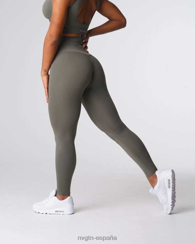aptitud física mujer NVGTN HB2N2567 verde caqui leggins distintivos 2.0