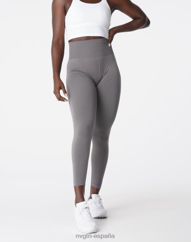 aptitud física mujer NVGTN HB2N2572 carbón leggins lisos sin costuras