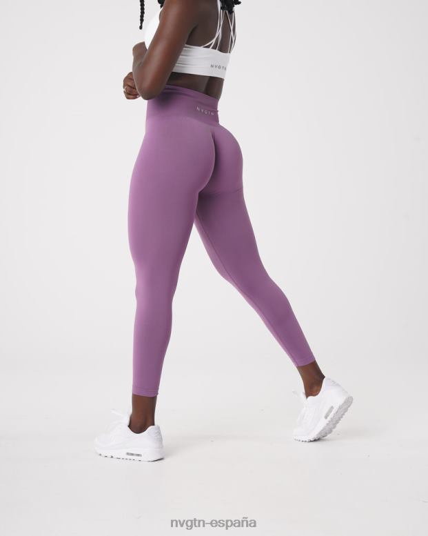 aptitud física mujer NVGTN HB2N2577 orquídea leggins lisos sin costuras