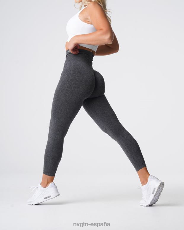 aptitud física mujer NVGTN HB2N2578 negro moteado nv leggins sin costuras