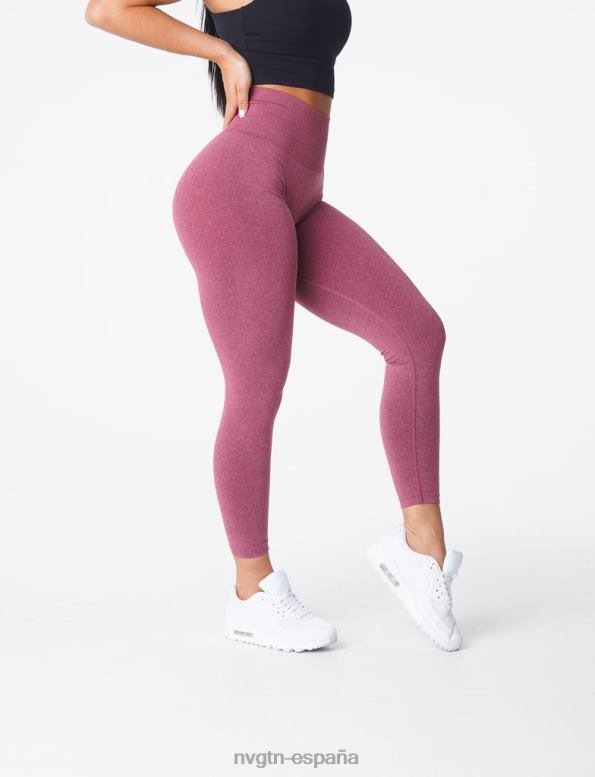 aptitud física mujer NVGTN HB2N2580 granate nv leggins sin costuras