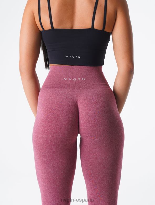 aptitud física mujer NVGTN HB2N2580 granate nv leggins sin costuras