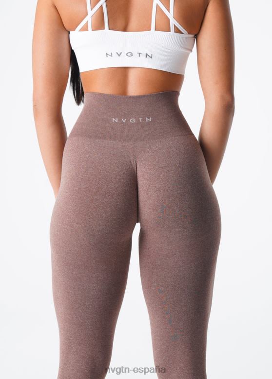 aptitud física mujer NVGTN HB2N2583 cacao nv leggins sin costuras