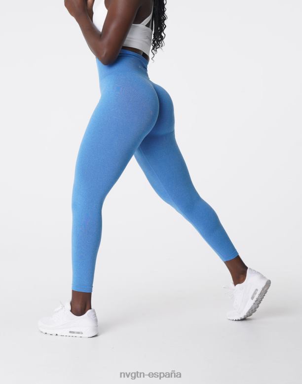 aptitud física mujer NVGTN HB2N2584 océano azul nv leggins sin costuras