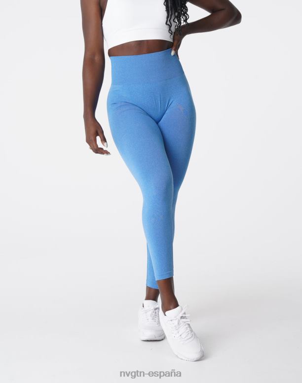 aptitud física mujer NVGTN HB2N2584 océano azul nv leggins sin costuras