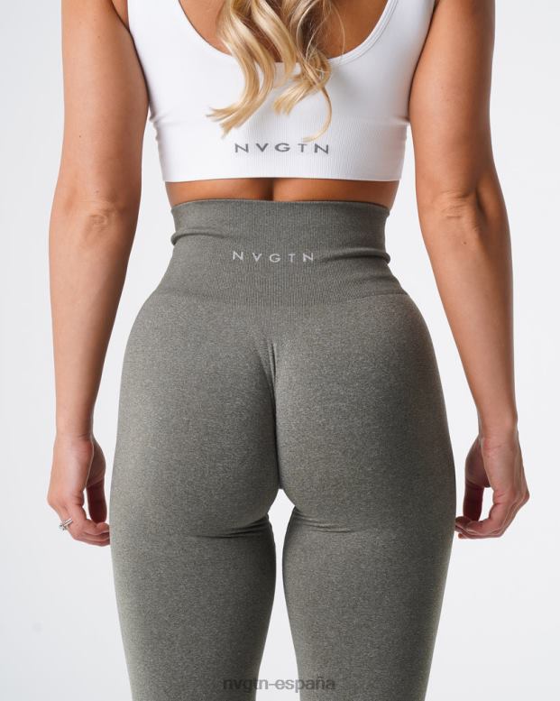 aptitud física mujer NVGTN HB2N2588 verde caqui nv leggins sin costuras