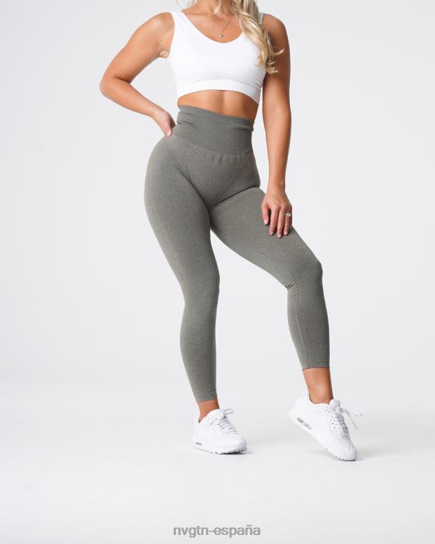 aptitud física mujer NVGTN HB2N2588 verde caqui nv leggins sin costuras