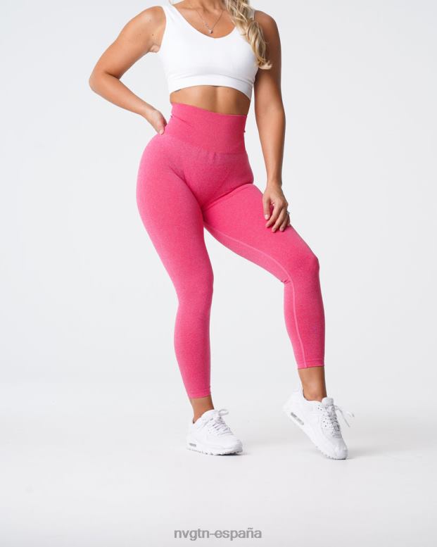 aptitud física mujer NVGTN HB2N2590 Rosa caliente nv leggins sin costuras
