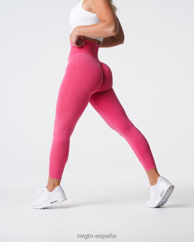 aptitud física mujer NVGTN HB2N2590 Rosa caliente nv leggins sin costuras