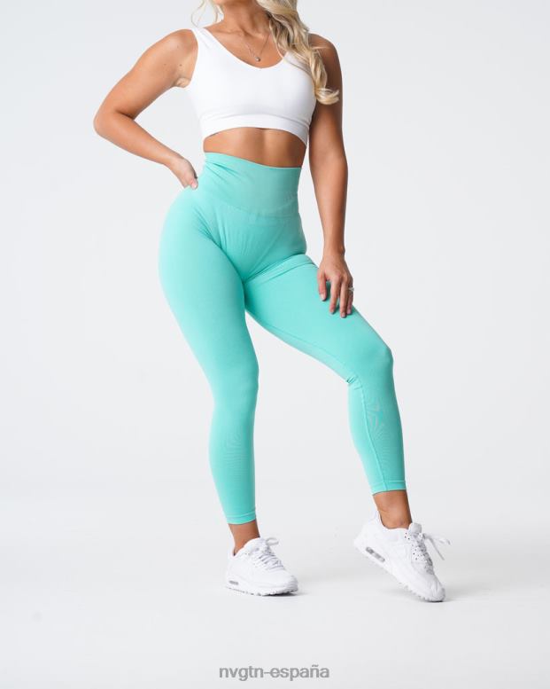 aptitud física mujer NVGTN HB2N2595 menta nv leggins sin costuras
