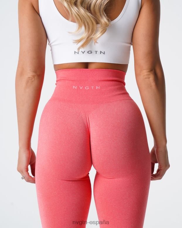 aptitud física mujer NVGTN HB2N2597 coral nv leggins sin costuras