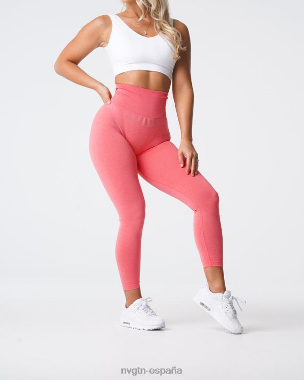 aptitud física mujer NVGTN HB2N2597 coral nv leggins sin costuras