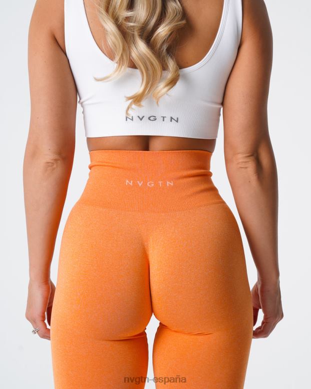 aptitud física mujer NVGTN HB2N2598 naranja atardecer nv leggins sin costuras