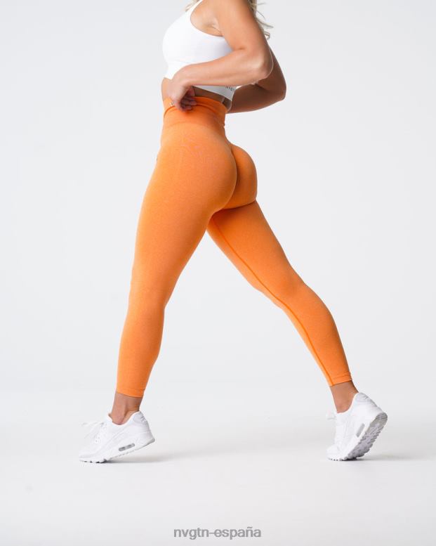 aptitud física mujer NVGTN HB2N2598 naranja atardecer nv leggins sin costuras