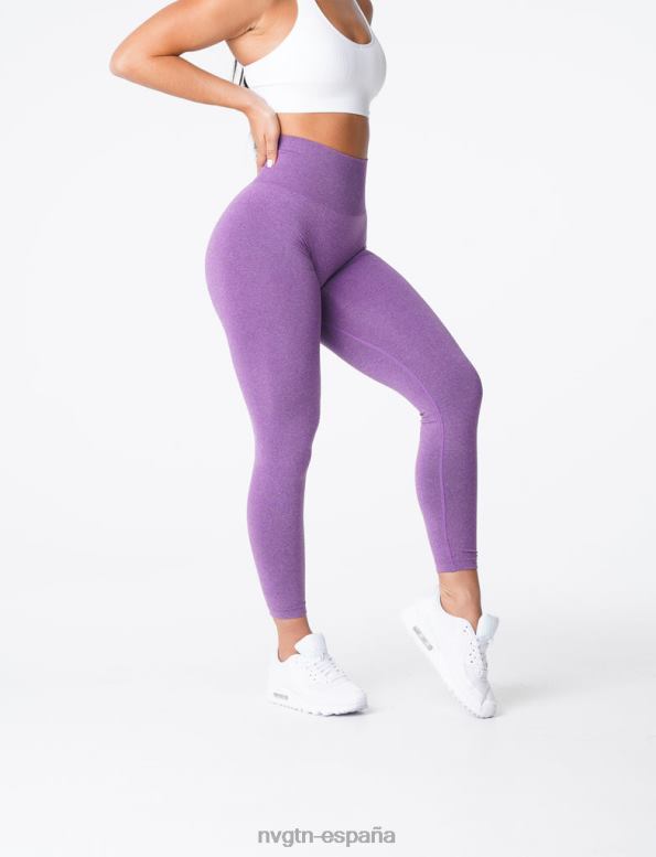 aptitud física mujer NVGTN HB2N2599 Violeta nv leggins sin costuras