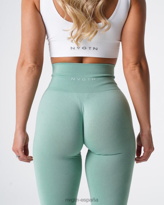 aptitud física mujer NVGTN HB2N2602 verde salvia nv leggins sin costuras