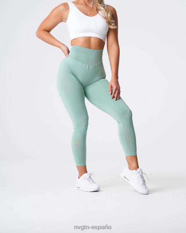 aptitud física mujer NVGTN HB2N2602 verde salvia nv leggins sin costuras