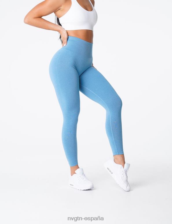 aptitud física mujer NVGTN HB2N2606 cielo azul nv leggins sin costuras