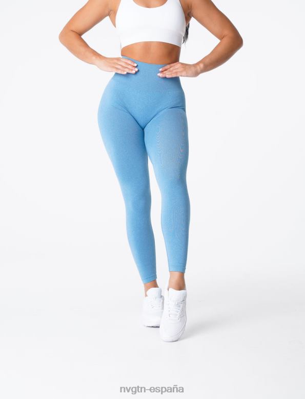 aptitud física mujer NVGTN HB2N2606 cielo azul nv leggins sin costuras