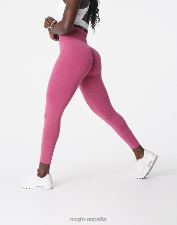 aptitud física mujer NVGTN HB2N2607 carmesí nv leggins sin costuras
