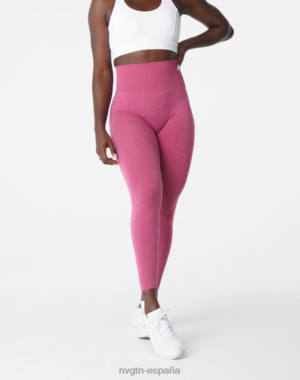 aptitud física mujer NVGTN HB2N2607 carmesí nv leggins sin costuras