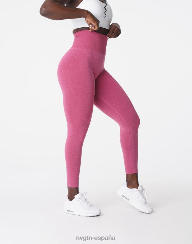 aptitud física mujer NVGTN HB2N2607 carmesí nv leggins sin costuras
