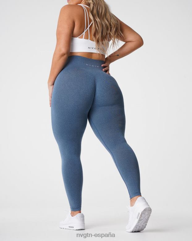 aptitud física mujer NVGTN HB2N2608 azul pizarra nv leggins sin costuras