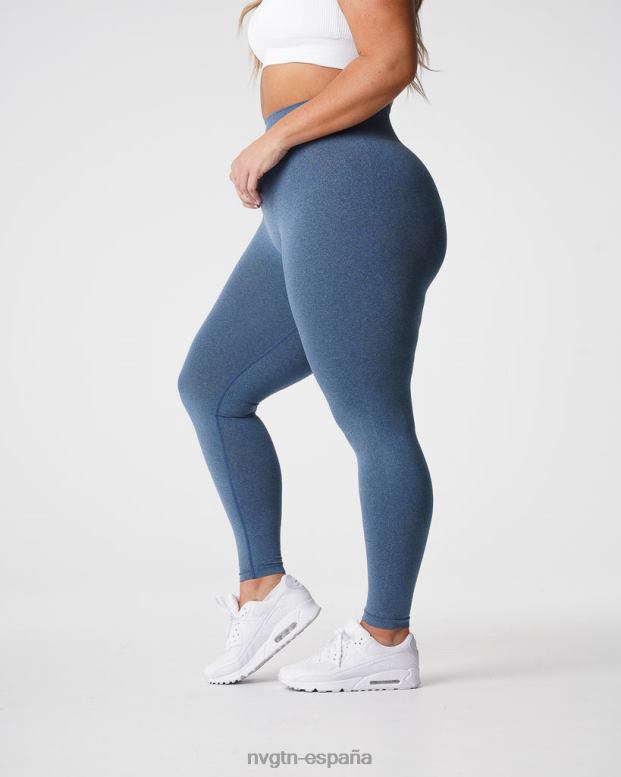 aptitud física mujer NVGTN HB2N2608 azul pizarra nv leggins sin costuras