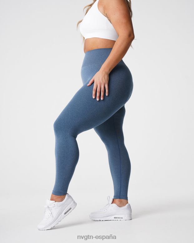 aptitud física mujer NVGTN HB2N2608 azul pizarra nv leggins sin costuras