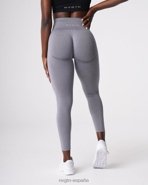 aptitud física mujer NVGTN HB2N2611 gris leggins curvos sin costuras