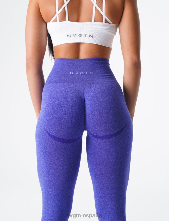 aptitud física mujer NVGTN HB2N2633 azul eléctrico leggins curvos sin costuras