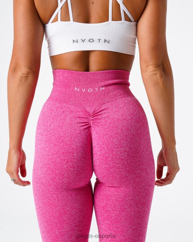 aptitud física mujer NVGTN HB2N2644 fucsia leggins sin costuras