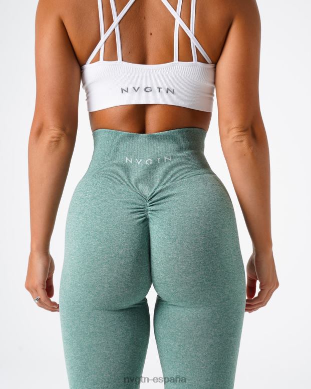 aptitud física mujer NVGTN HB2N2647 verde salvia leggins sin costuras