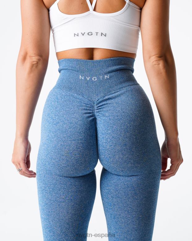 aptitud física mujer NVGTN HB2N2648 cielo azul leggins sin costuras