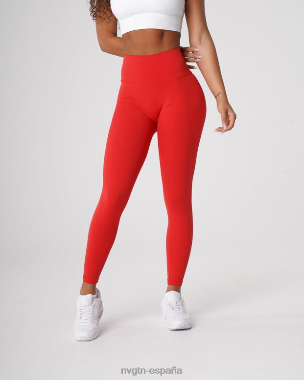 aptitud física mujer NVGTN HB2N2652 escarlata leggins distintivos 2.0