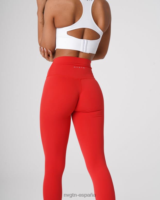 aptitud física mujer NVGTN HB2N2652 escarlata leggins distintivos 2.0