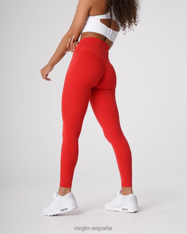 aptitud física mujer NVGTN HB2N2652 escarlata leggins distintivos 2.0
