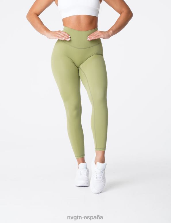 aptitud física mujer NVGTN HB2N2654 aceituna leggins distintivos 2.0