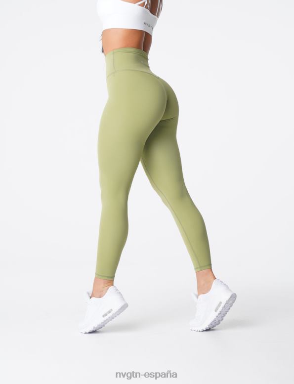aptitud física mujer NVGTN HB2N2654 aceituna leggins distintivos 2.0